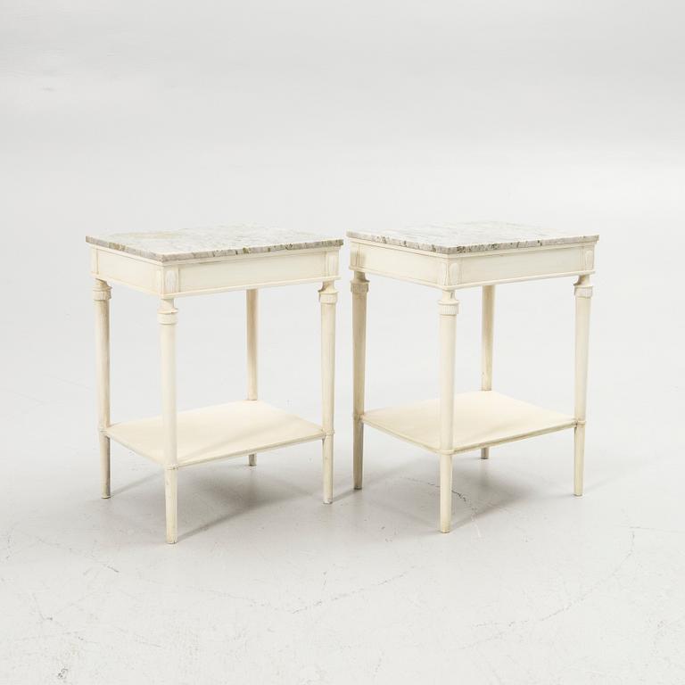 Bedside tables, a pair, “Idun”, Nordiska Kompaniet, 1927.