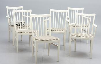 MATGRUPP, 7 delar "Herrgården" Carl Malmsten för Bodafors. 1900-tal.