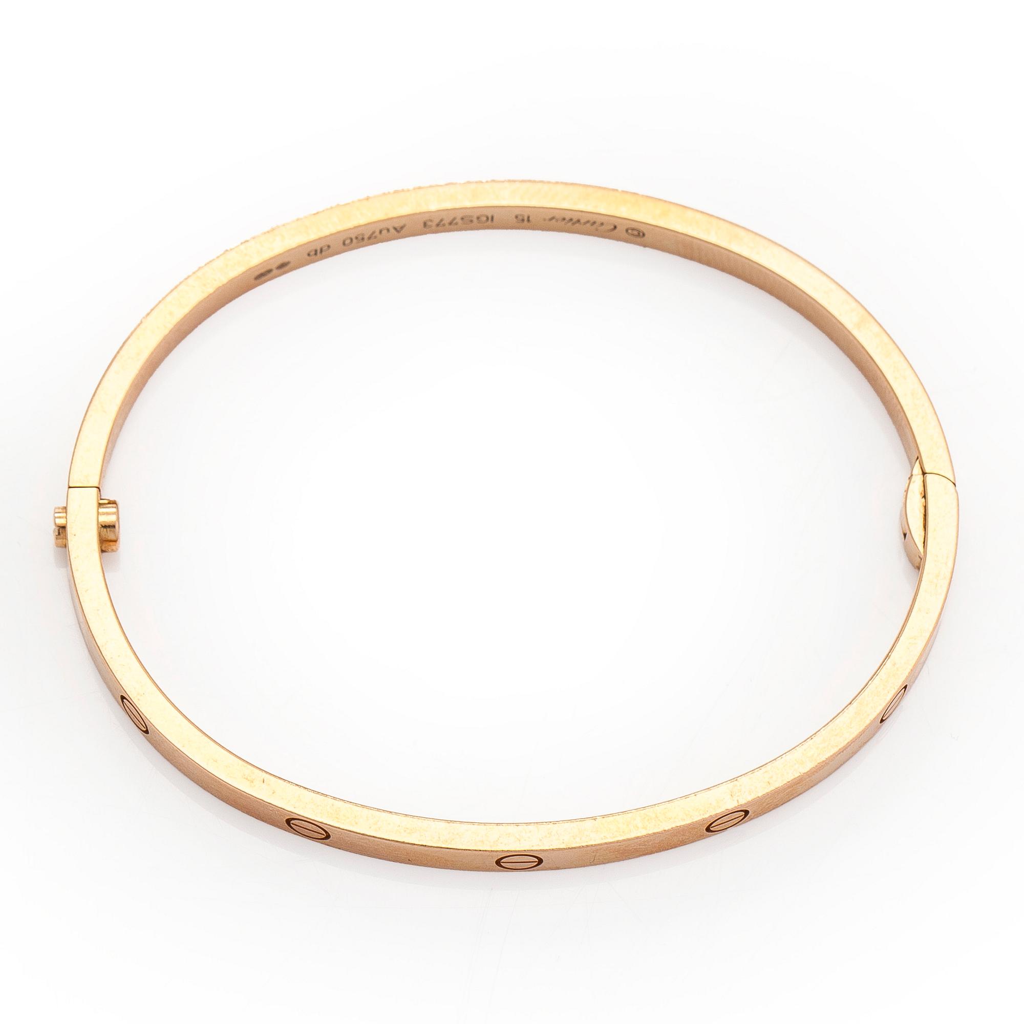 Cartier, armband "Love" 18K guld.