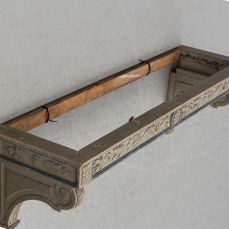 A 19th century French painted canopy.