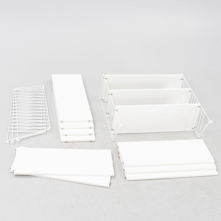 Nils Strinning, a 'String/BFB Hyllan' shelving system, String Design AB, 21st Century.