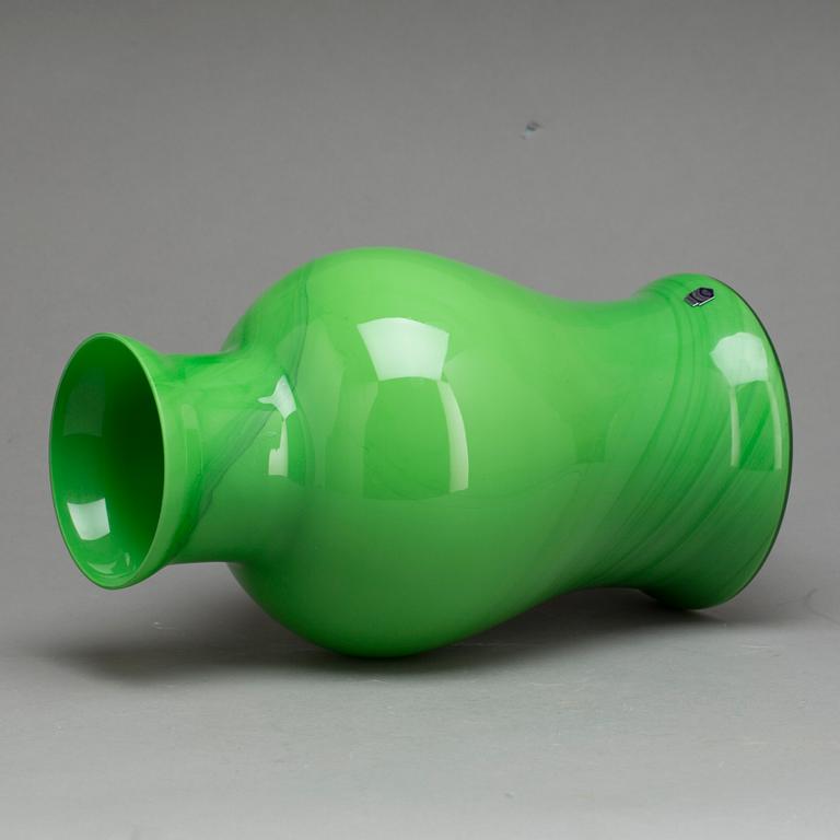 A CENEDESE GLASS VASE, around 1970.