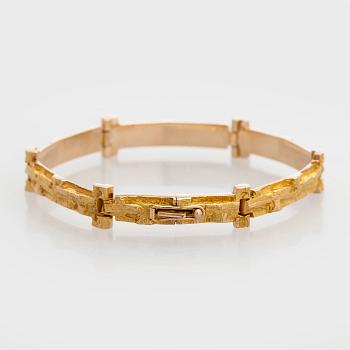 Björn Weckström, Rannekoru, 14K kultaa, "Tundra", Lapponia 1967.