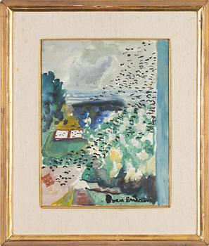 Sven X:et Erixson, watercolour, signed.