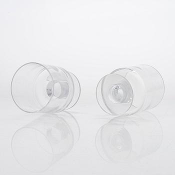 Timo Sarpaneva, set of 12 'Triennale' drinking glasses for Iittala. In production. 1996 - 1997.