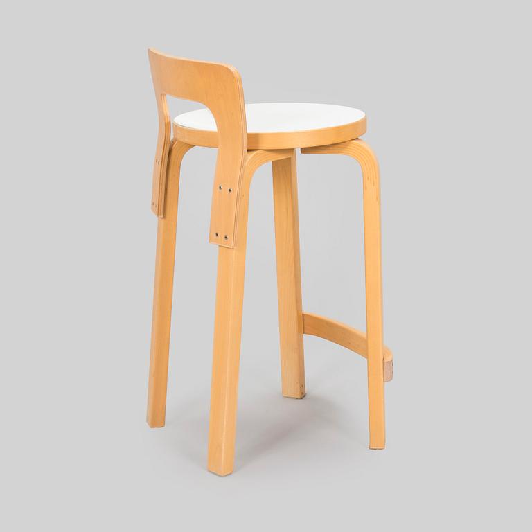 Alvar Aalto, baarituoli, malli K65, Artek, 1996.