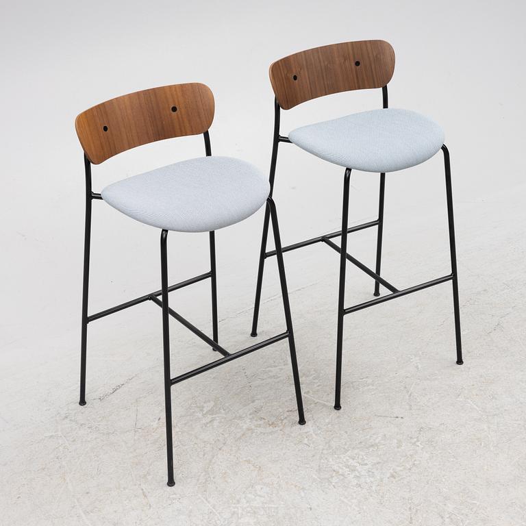 Anderssen & Voll, a pair of 'Pavilion AV8' bar chairs, &Tradition, Denmark.