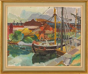 ARNOLD "NOLLE" SVENSSON, a signed oil on canvas.