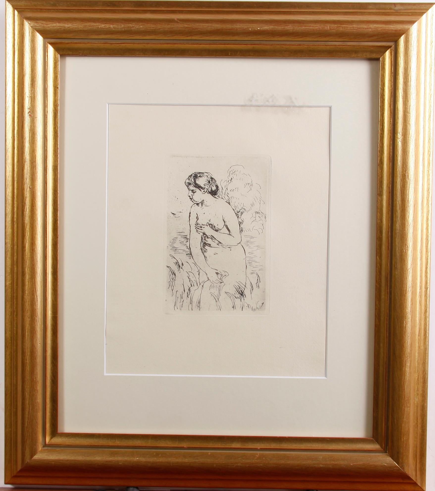 RENOIR, AUGUSTE. Etsning senare avdrag.