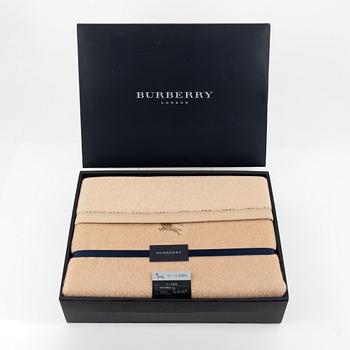 Burberry, a wool blanket.