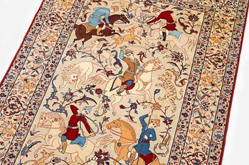 A semi-antique rug, Central Persia, signed (Hosien) Seirafian, c. 166 x 117 cm.