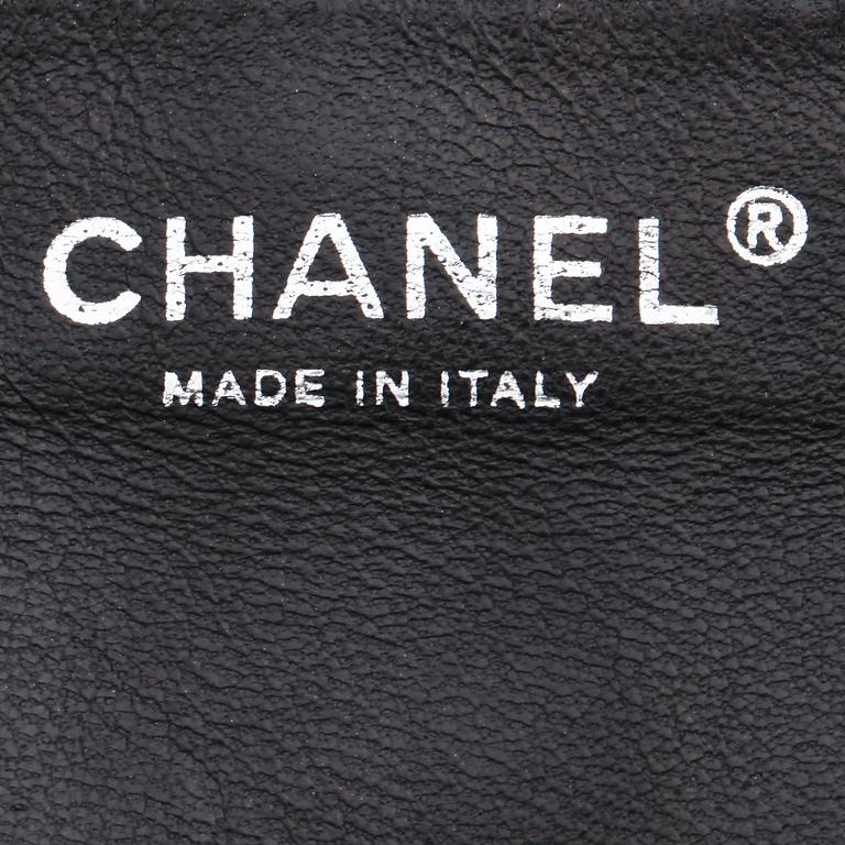 CHANEL, a quilted black leather shoulder bag, "Camera bag 2.55".