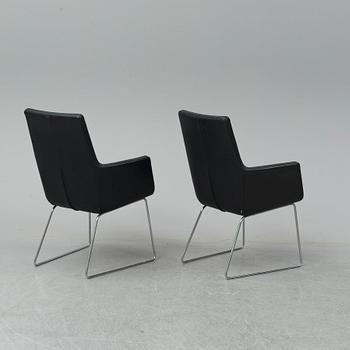 ROGER PERSSON, a pair of 'Happy' armchairs, Swedese.