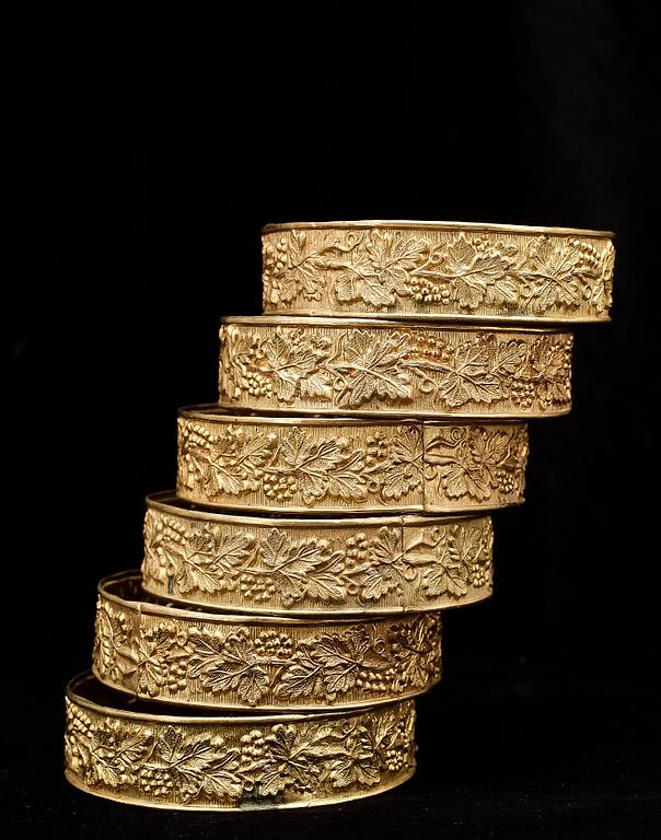 COASTERS, 6 st, senempire, 1800-talets mitt.