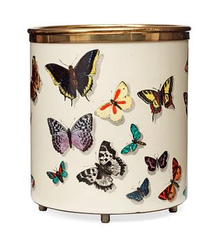 5. A Piero Fornasetti 'Farfalle' waste paper bin, Milan, Italy.