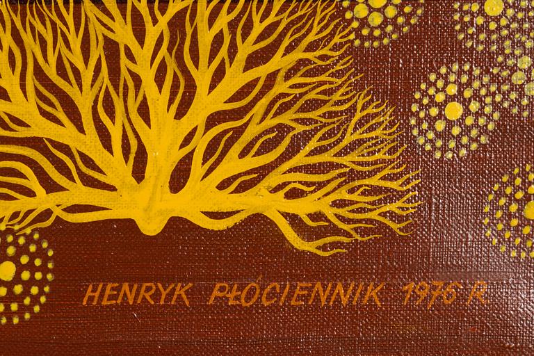 Henryk Plociennik, oil on canvas, signed and dated 1976.