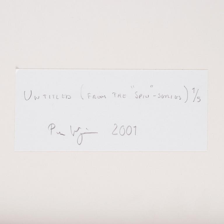 Per Wizén, "Untitled (from the 'Spin' series), 2001.