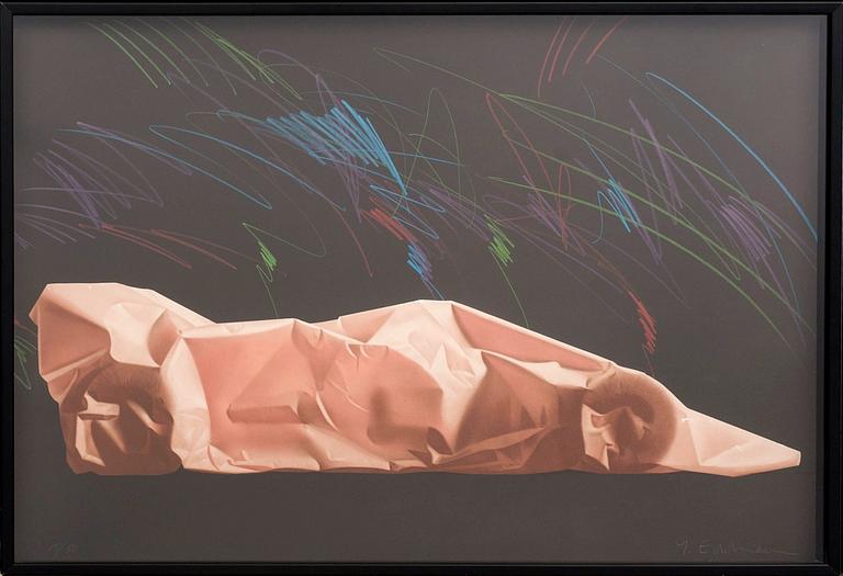 YRJÖ EDELMANN, color lithograph, signed 15/50.