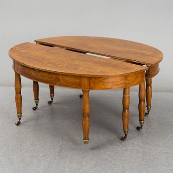 A Swedish mid 19th century dinner table.