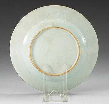 A 'European Subject' dinner plate, Qing dynasty, Qianlong (1736-95).