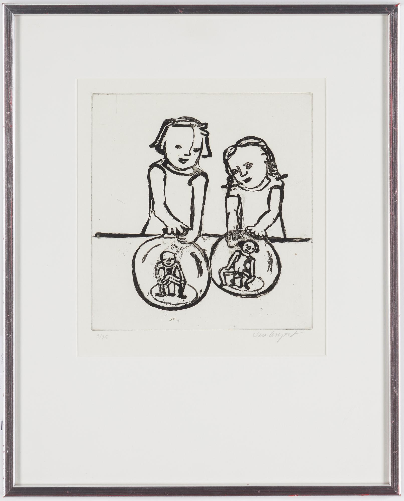LENA CRONQVIST, etching, signed and numbered 4/25.