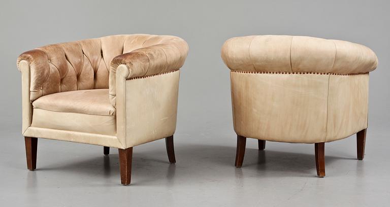 CLUBFÅTÖJER, ett par, 1900-talets första hälft.