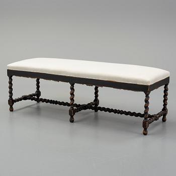 Bänk, omkring år 1900.