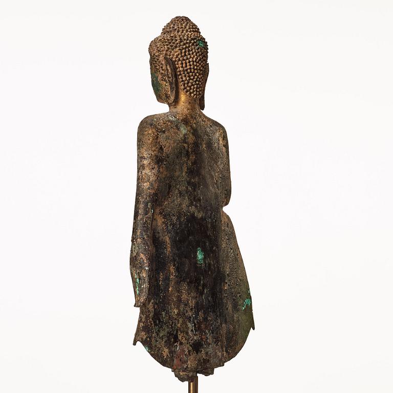 A standing figure of Buddha, Thailand, 18th Century.