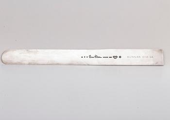 A Swedish 20th century sterling silver letter knife mark of WIWEN NILSSON Lund 1952 (?), total weight  ca 210 gr.