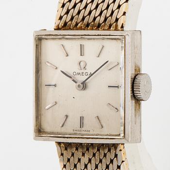Omega, wristwatch, 17 x 17 mm.