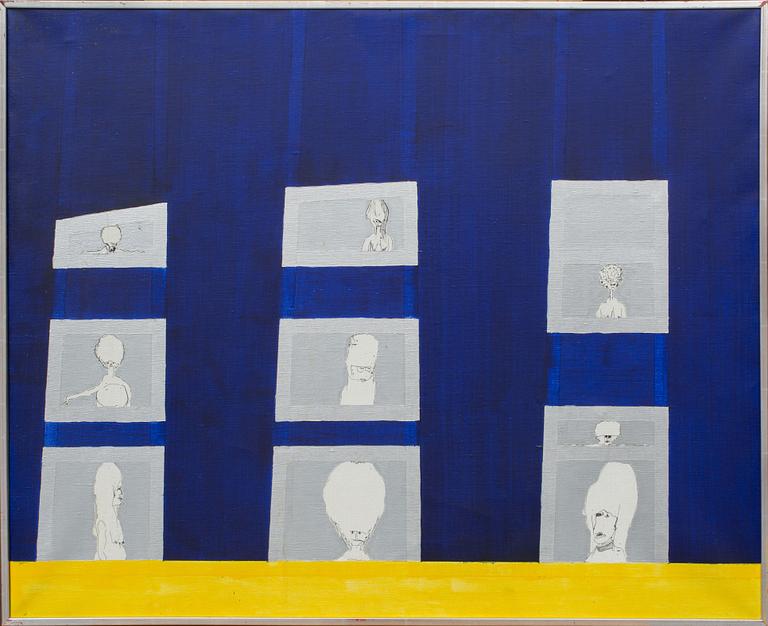 ROY LINDQVIST, oljemålning, signerad och daterad -74-75 a tergo.