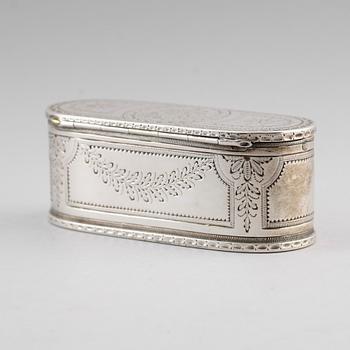 DOSA, silver, Belgien, 1800-talets första hälft. Vikt ca 120 gram.