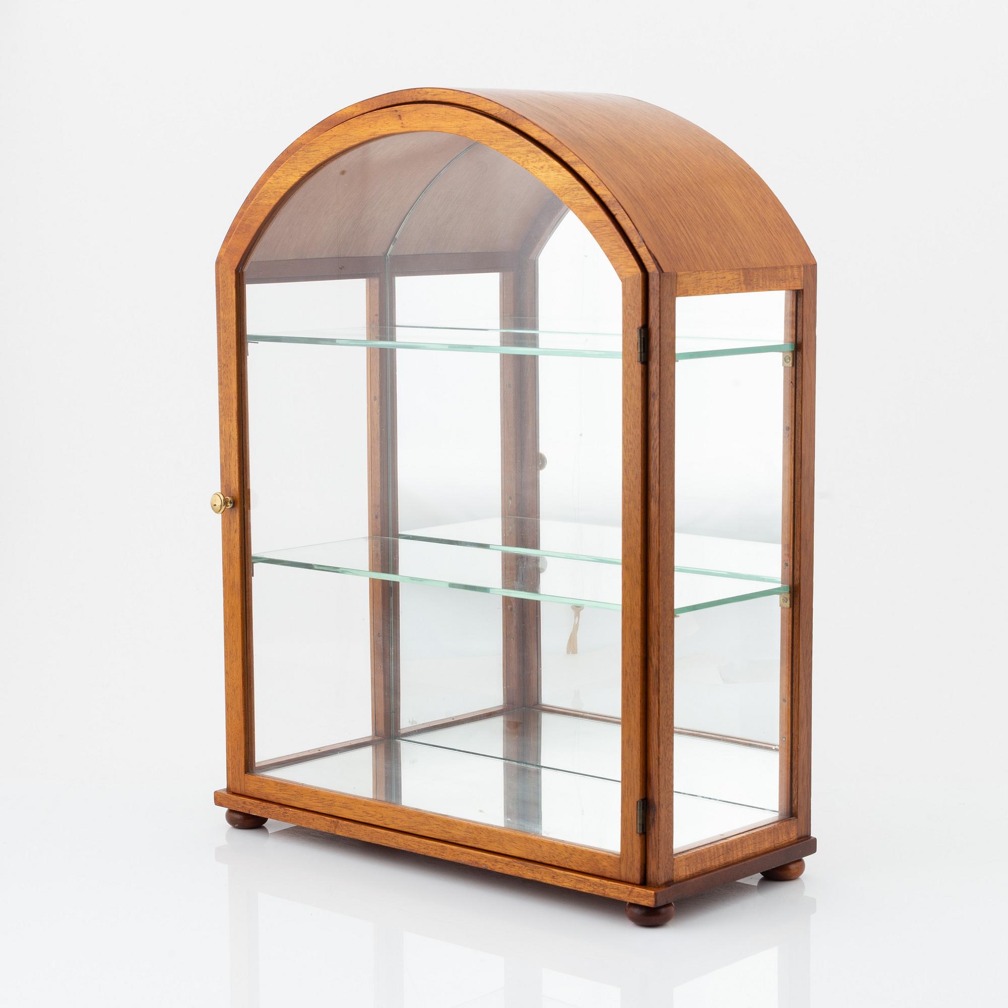Josef Frank, a model 2070 mahogany table display cabinet from Firma Svenskt Tenn, produced prior to 1985.