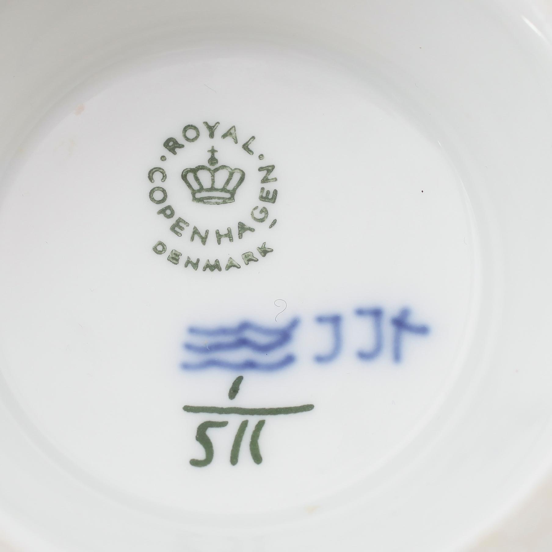 SERVISPORSLIN, 4 delar, Royal Copenhagen.