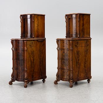 A pair of cabinets, late 19th Century.
