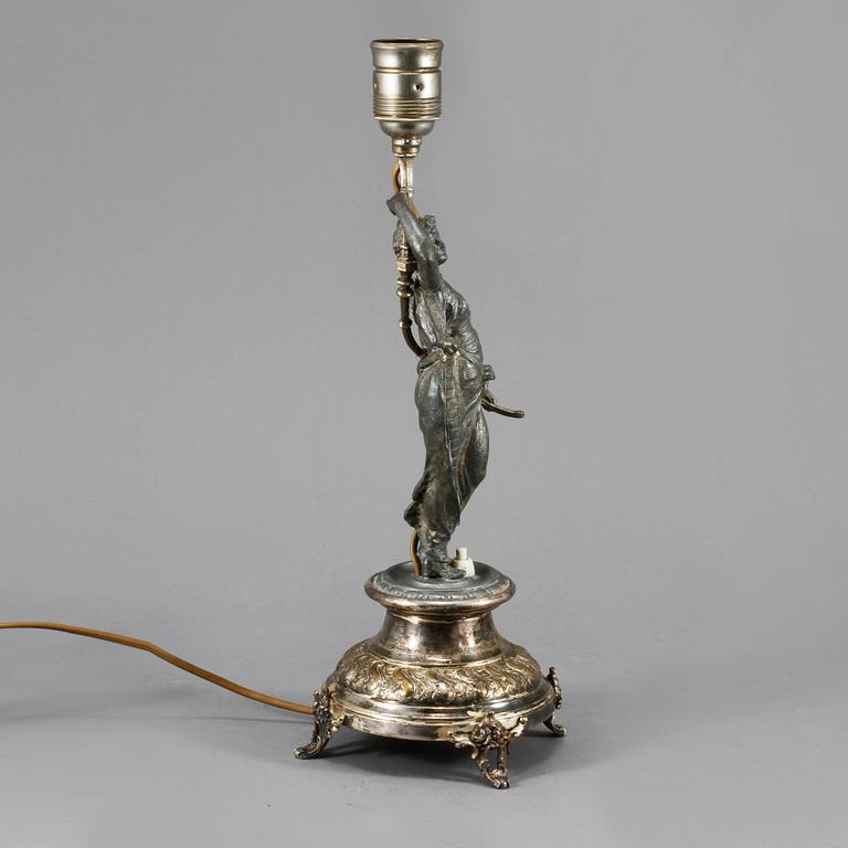 BORDSLAMPA, omkring år 1900.