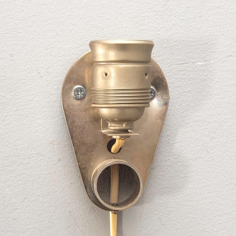Carl Fagerlund, vägglampa, Orrefors, 1950-tal.