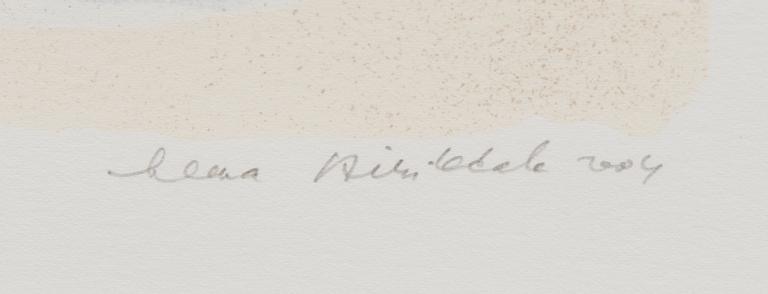 serigraph, signed and dated 2004, numbered 15/37.