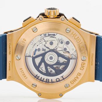 Hublot, Big Bang, chronograph, wristwatch, 44 mm.