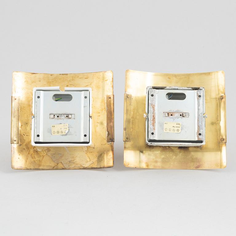 Peter Celsing, a pair of  'Band' wall lamps, Falkenberg lighting, late 20th century.