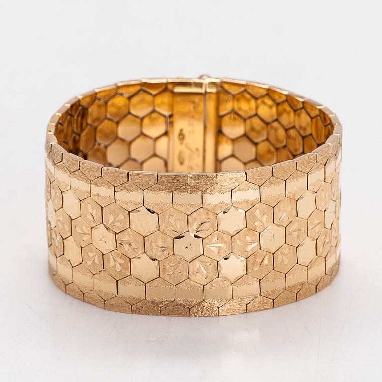 Armband, 18K guld, Italien.