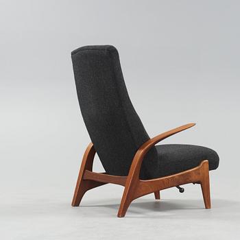 A Rastad & Relling teak 'Rock 'n rest', lounge chair, Arnestad Bruk, Norway 1950's.