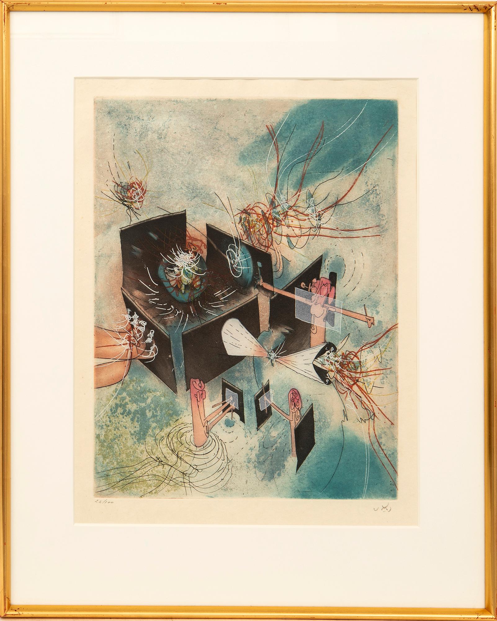 Roberto Matta, "Hom'mere III" (L'ergonaute), 1977.