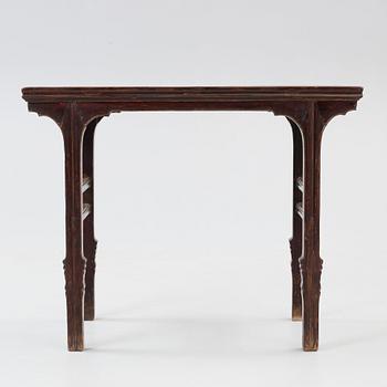 BORD, hardwood, Qingdynastin troligen 1700-tal.