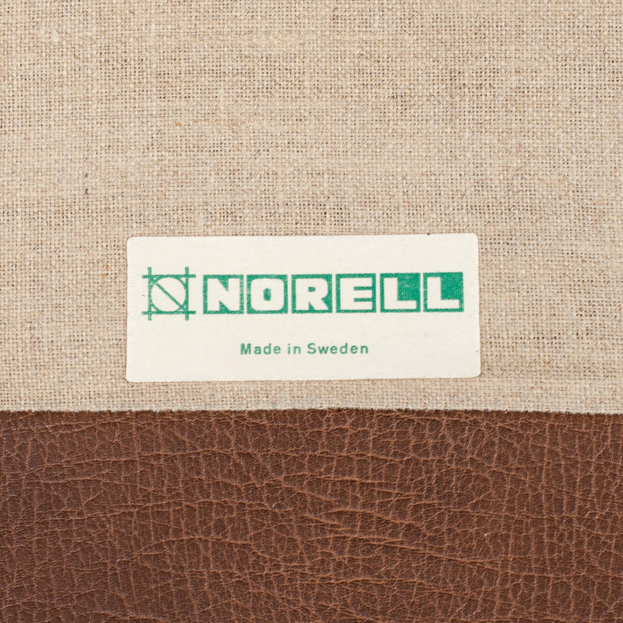 ARNE NORELL, a 'Cromwell' leather upholstered sofa from Norell Möbel.