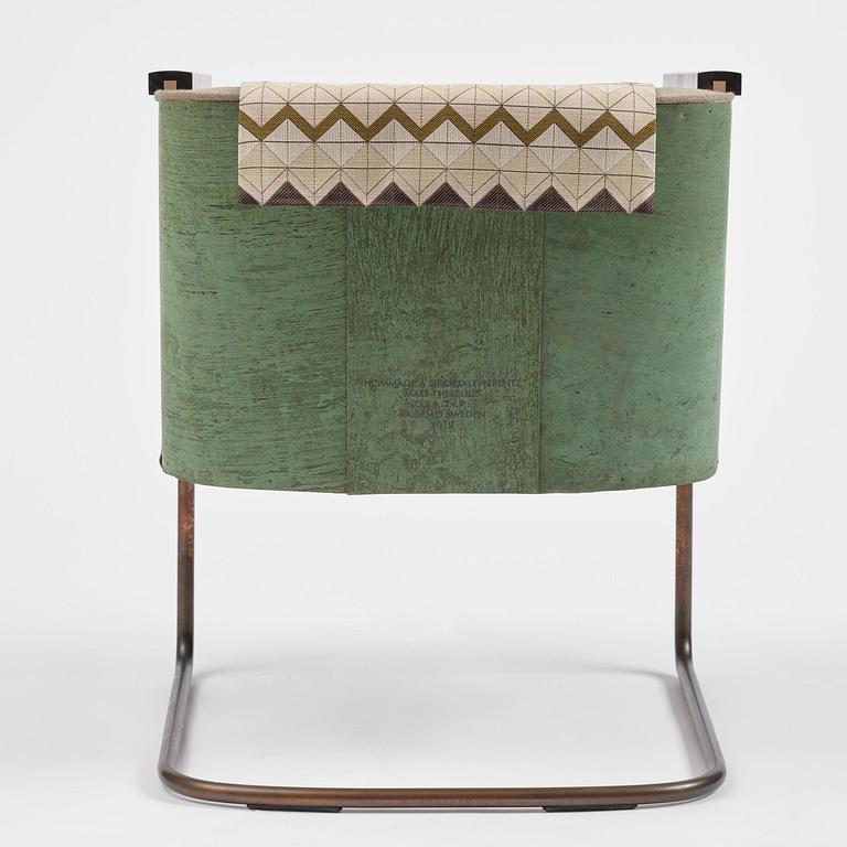 Mats Theselius, an "Hommage à Sigurd Lewerentz" armchair, ed. EA 3/6, Källemo, Värnamo, post 2012.