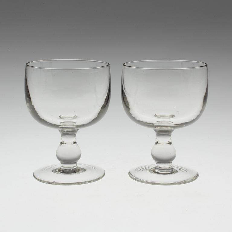 ERIK HÖGLUND, glas, 12 st Boda, 1960-tal.
