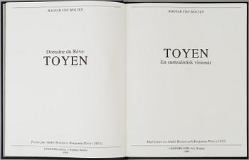 MARIE TOYEN, engraving, signed and numbered 68/75, and BOK,
"TOYEN", Ragnar von Holten.