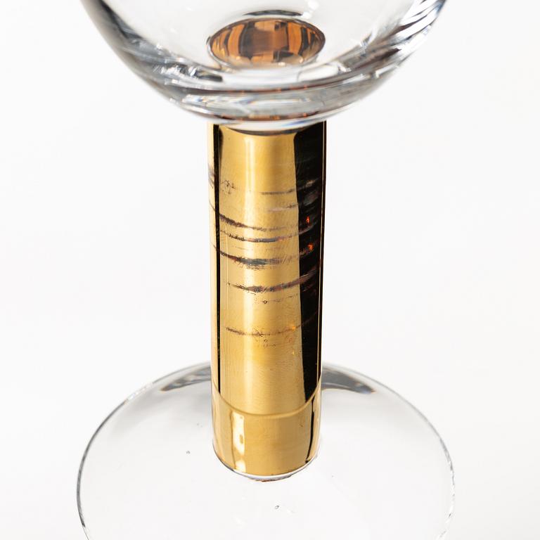 Gunnar Cyrén, glasservis, 22 delar, "Nobel", Orrefors.