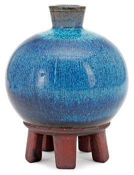 428. A Wilhelm Kåge 'Farsta stoneware vase, Gustavsberg studio 1956.